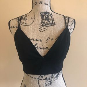 black crop top